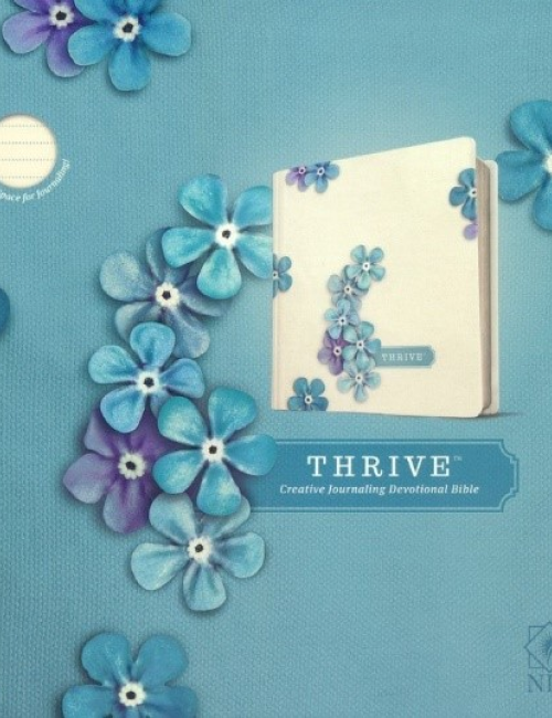 NLT Thrive Creative Journaling Devotional Bible-hardcover