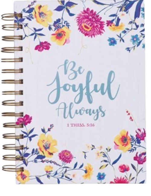 Be Joyful Always, Spiral-bound Journal